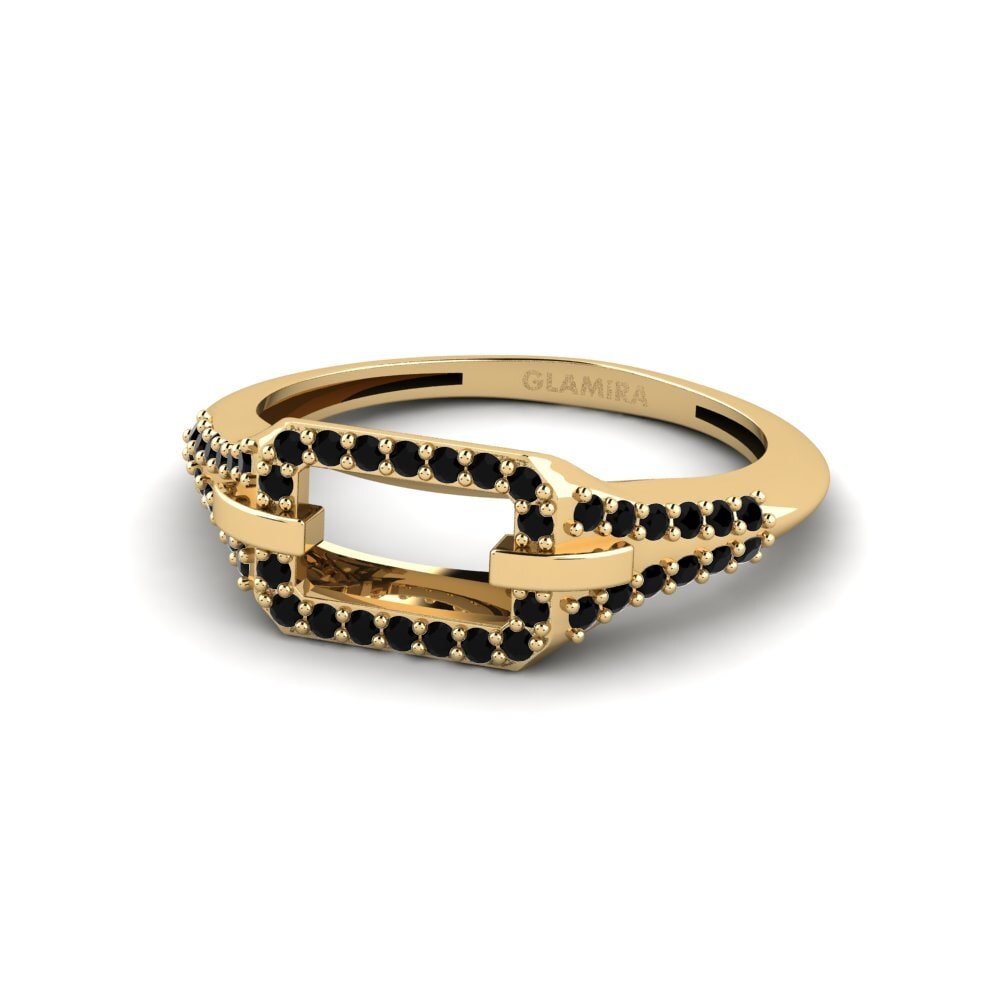 Zafiro negro Anillo Muujiza