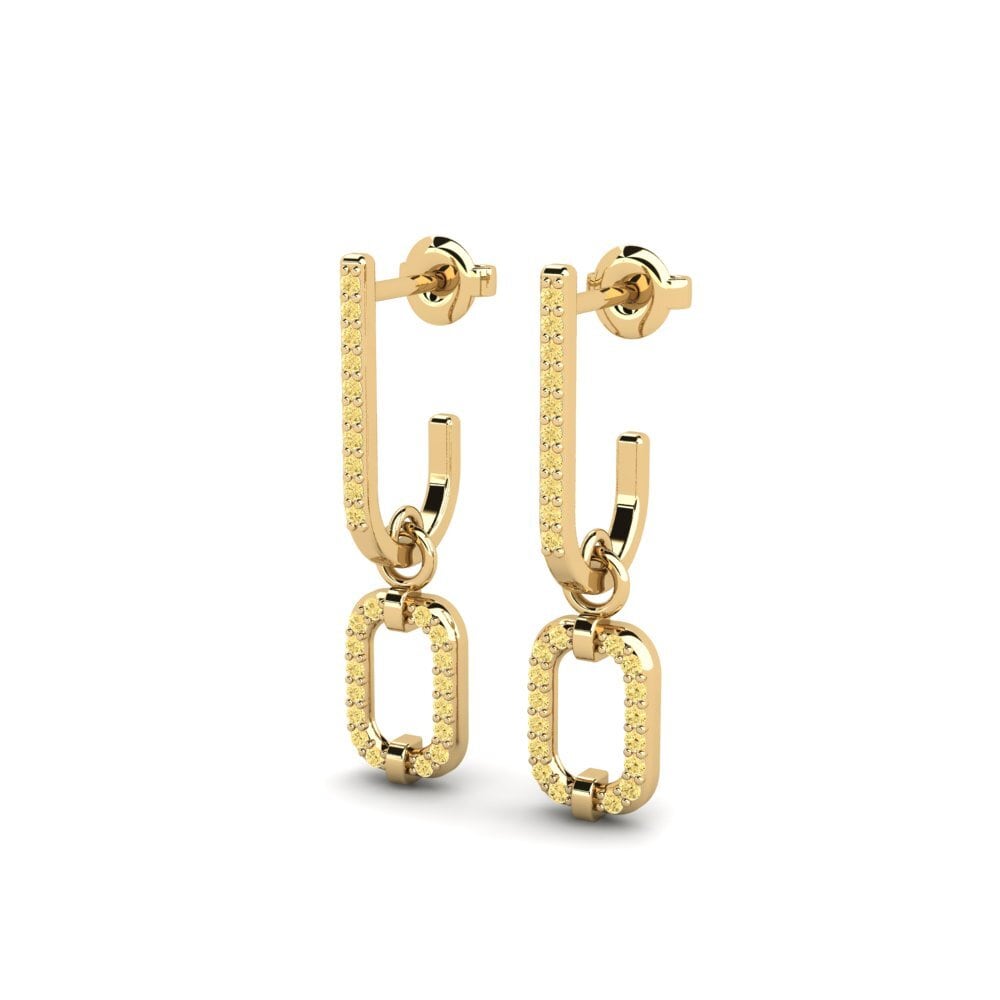 Yellow Diamond Women's Earring Ndoto