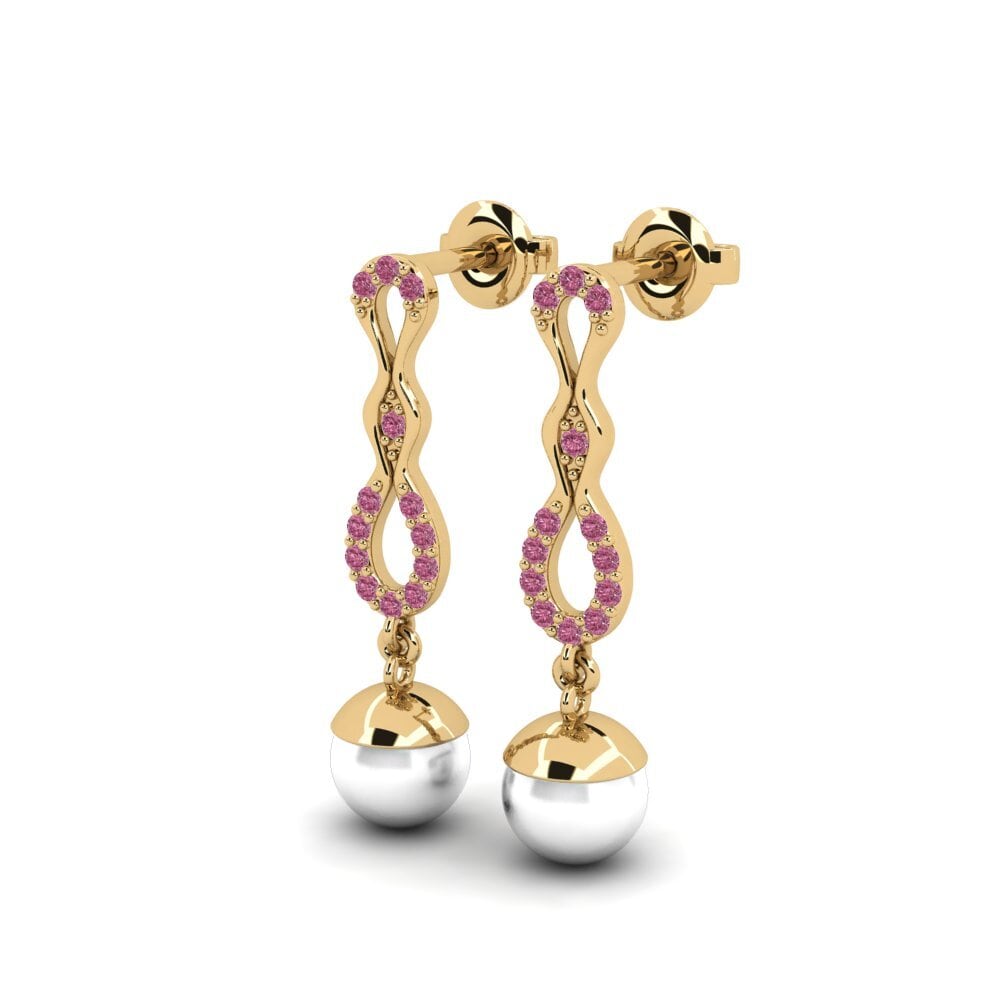Granate Rhodolite Pendiente de mujer Netross