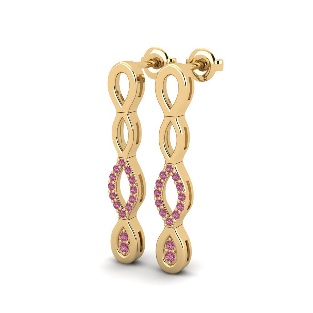 Granate Rhodolite Pendiente de mujer Nilitys