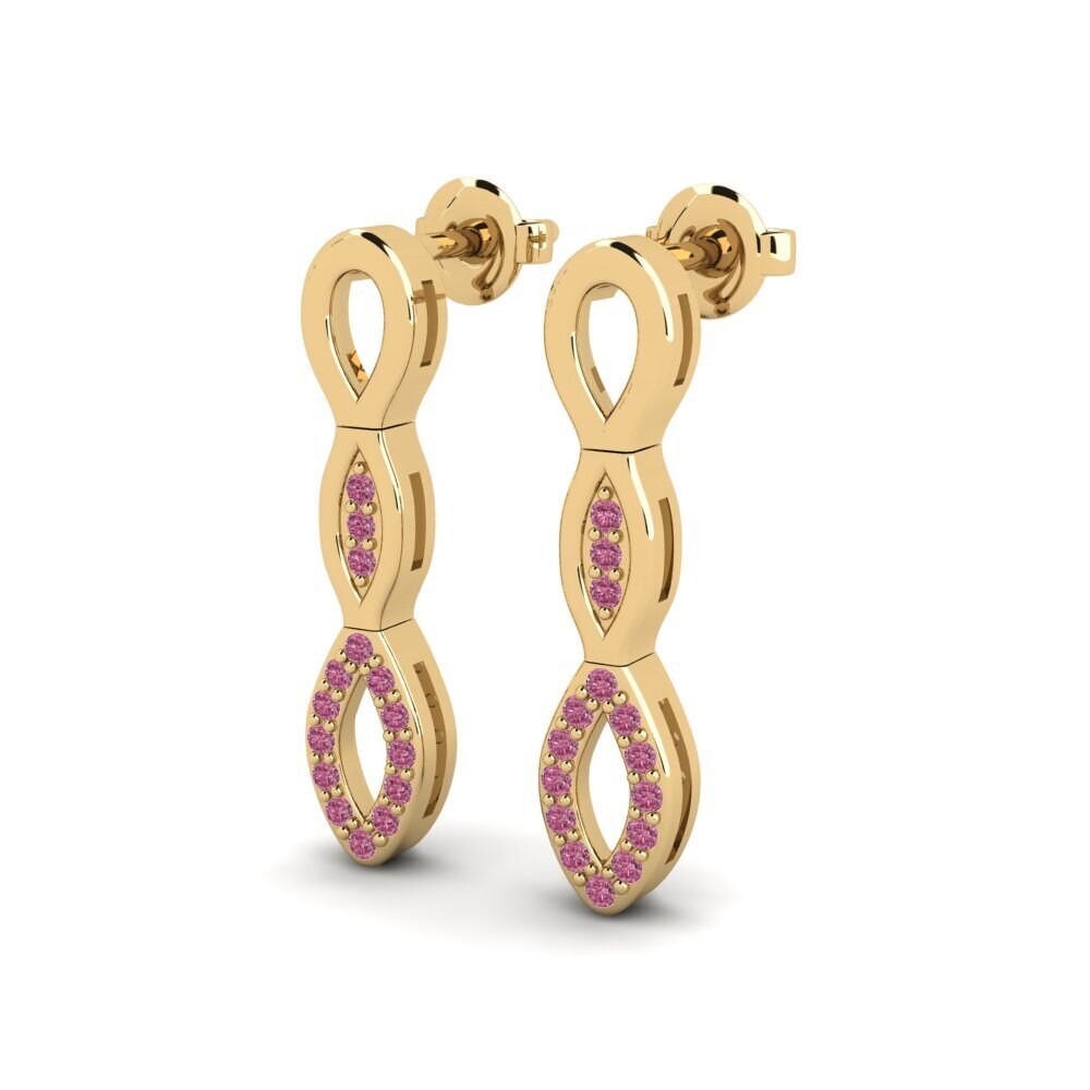 Granate Rhodolite Pendiente de mujer Safesy