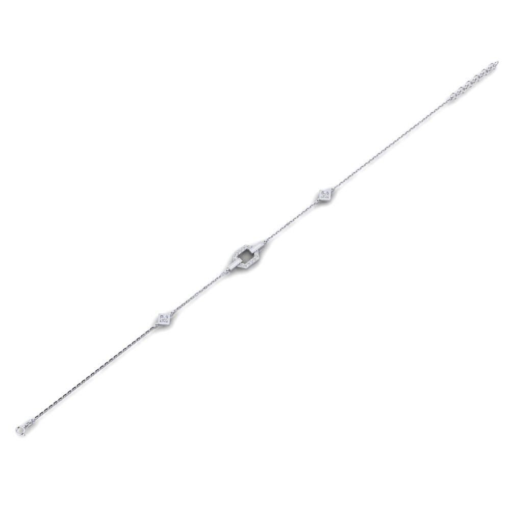 950 Palladium Women's Bracelet Albahaca