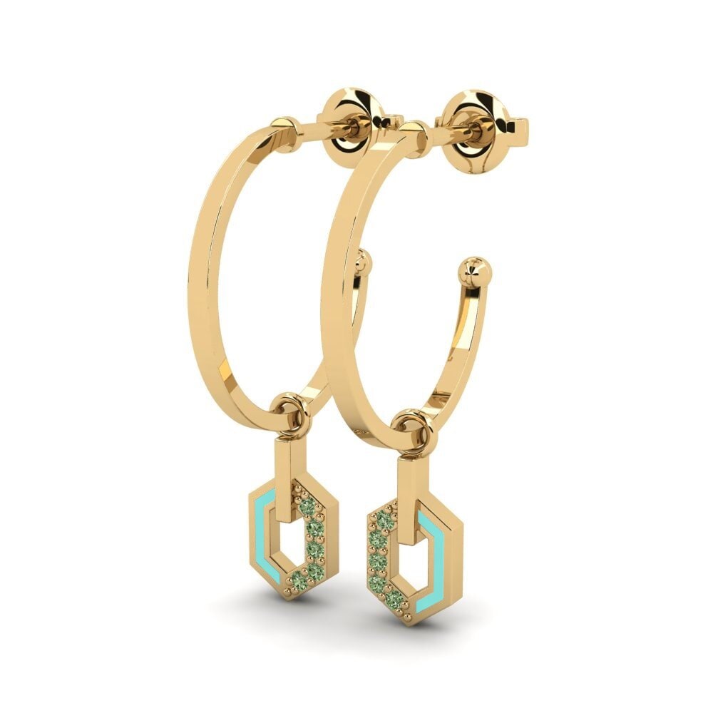 Diamante Verde Pendiente de mujer Bergahorn