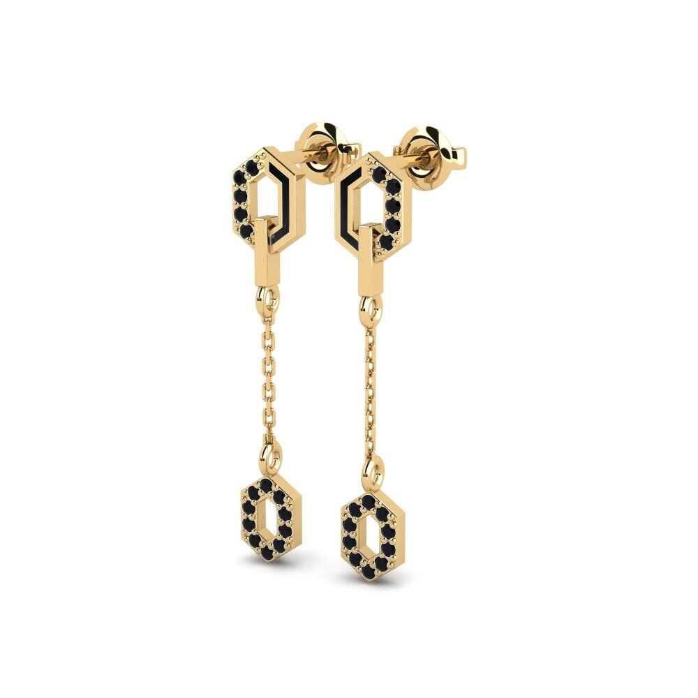 Black Onyx Women's Earring Gypsophila
