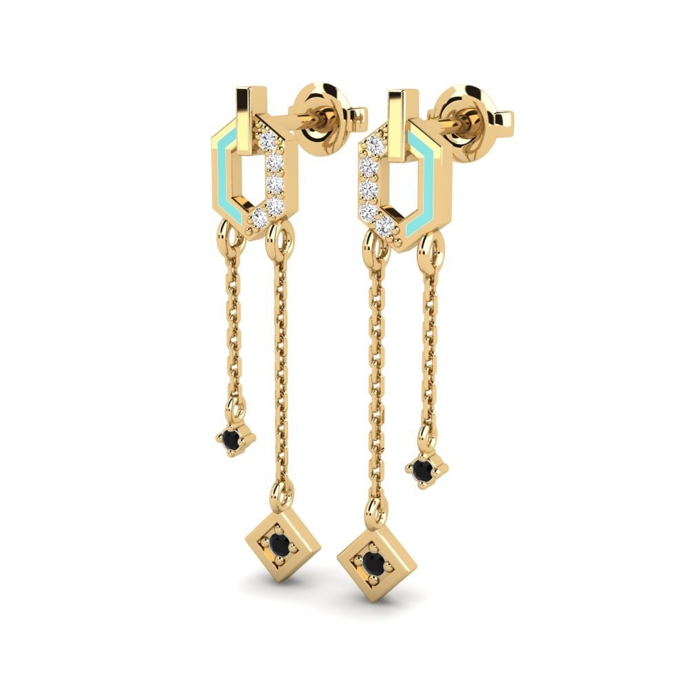 Black Onyx Women's Earring Helianthes