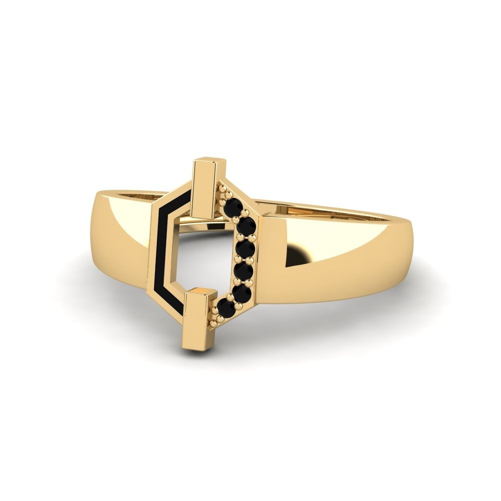 Black Onyx Ring Herniaria