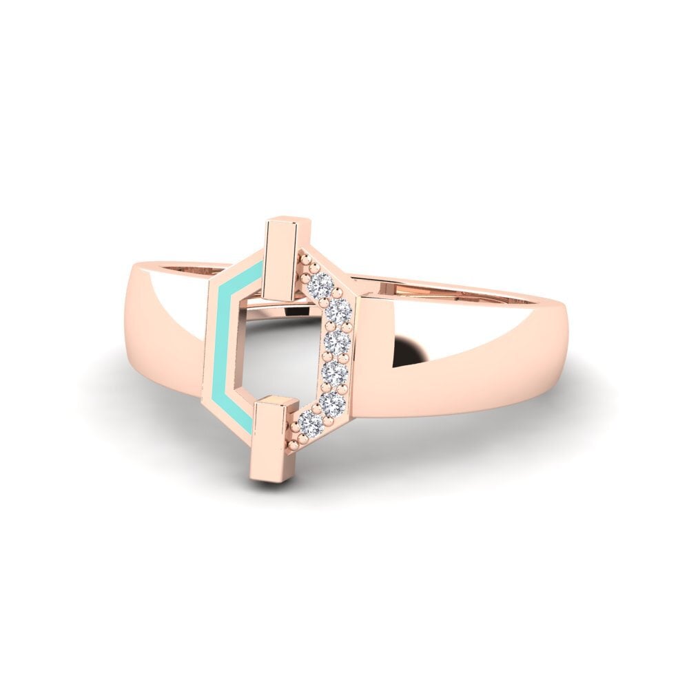 Rotgold 750 Ring Herniaria