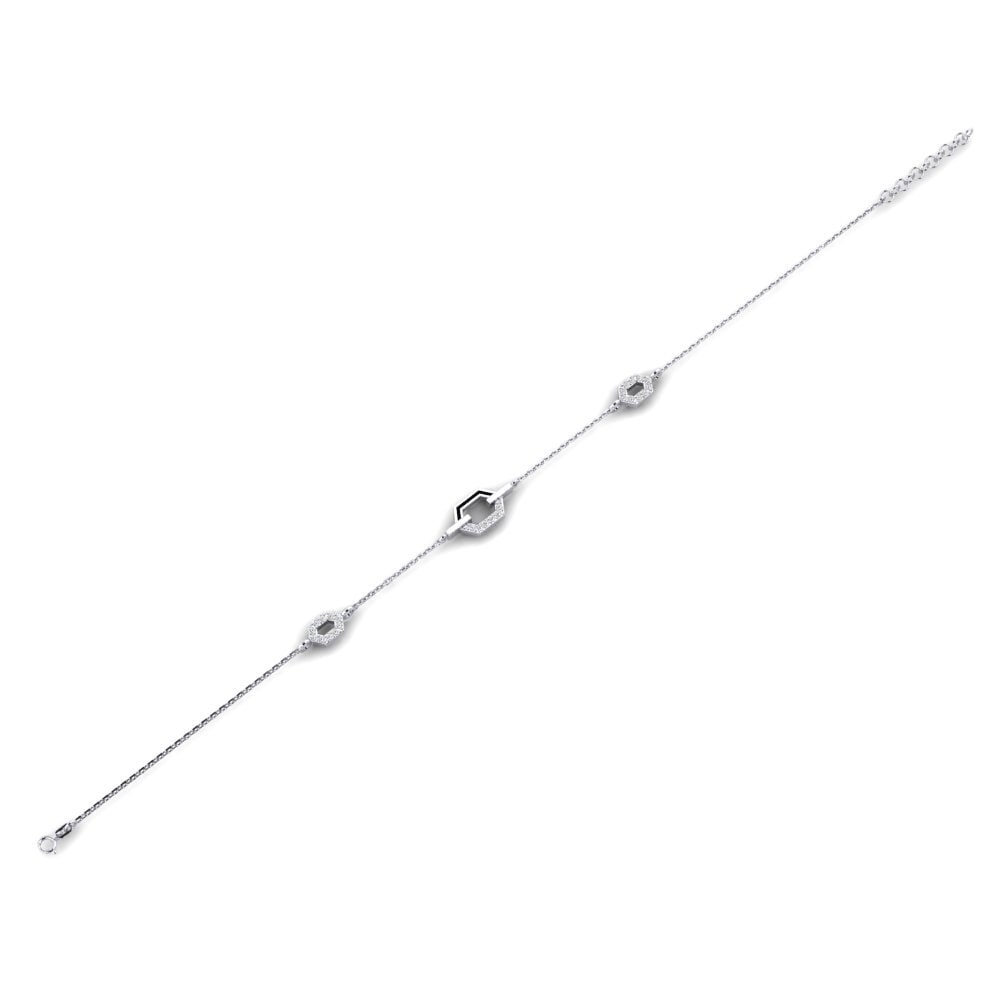 950 Palladium Women's Bracelet Hiedra