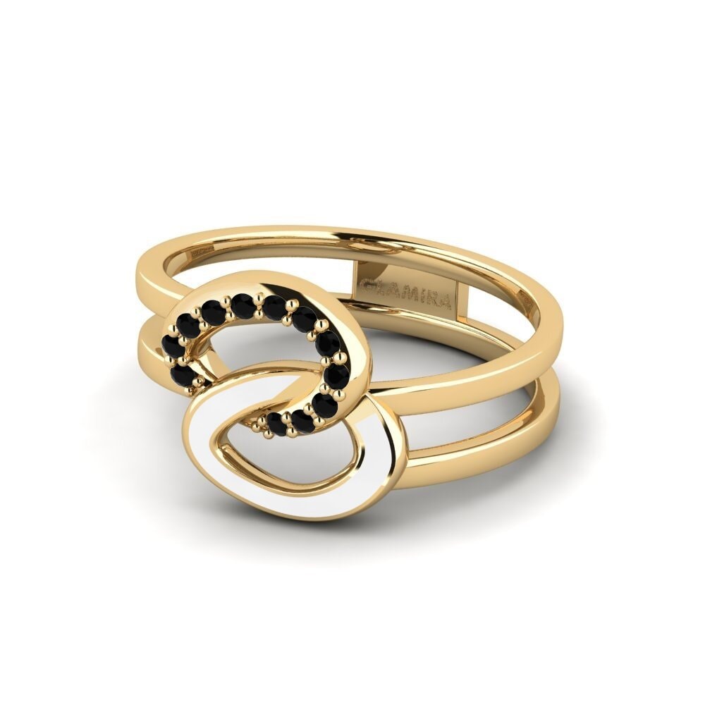 Zafiro negro Anillo Lawom