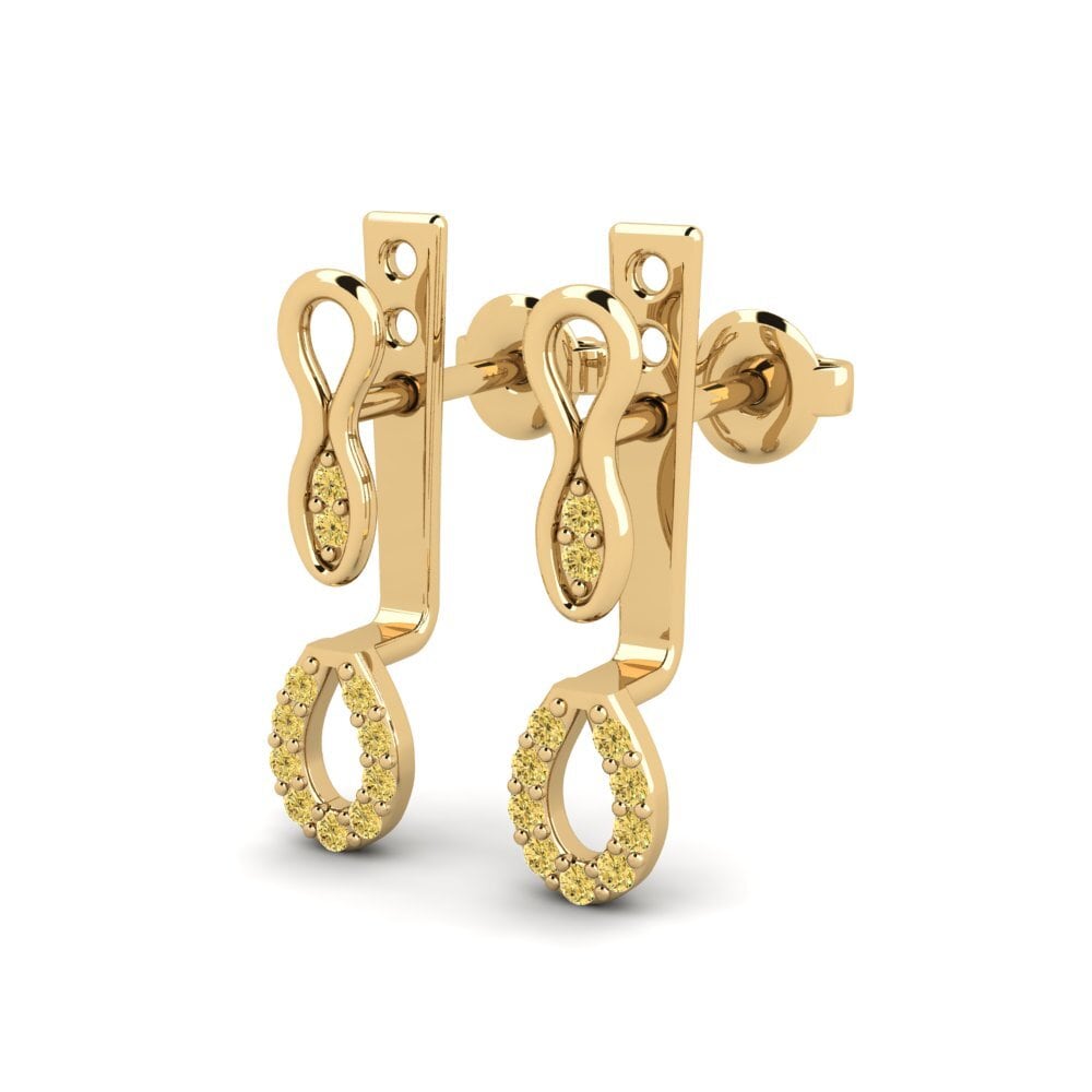 Yellow Diamond Women's Earring Nilyti