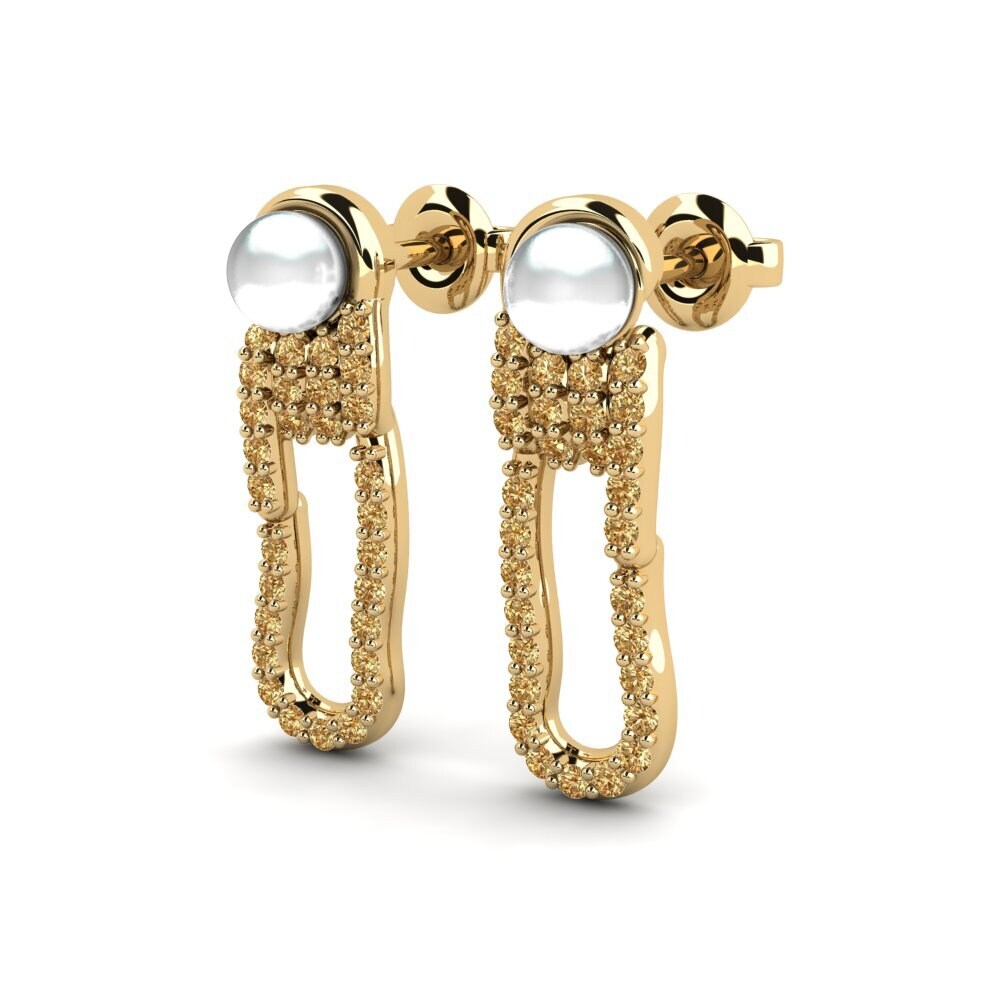 Brown Diamond Women's Earring Ravel
