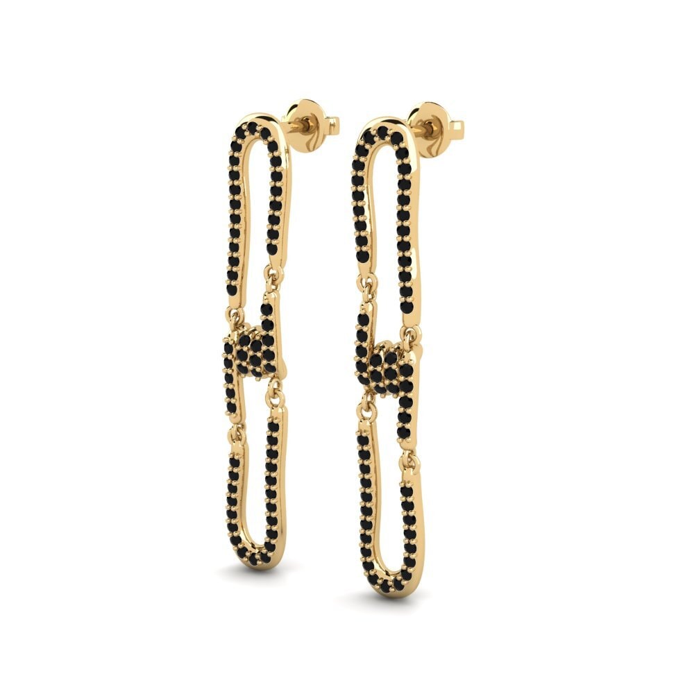 Black Onyx Women's Earring Redolent