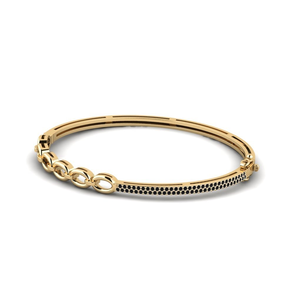 Black Onyx Women's Bangle Smisao
