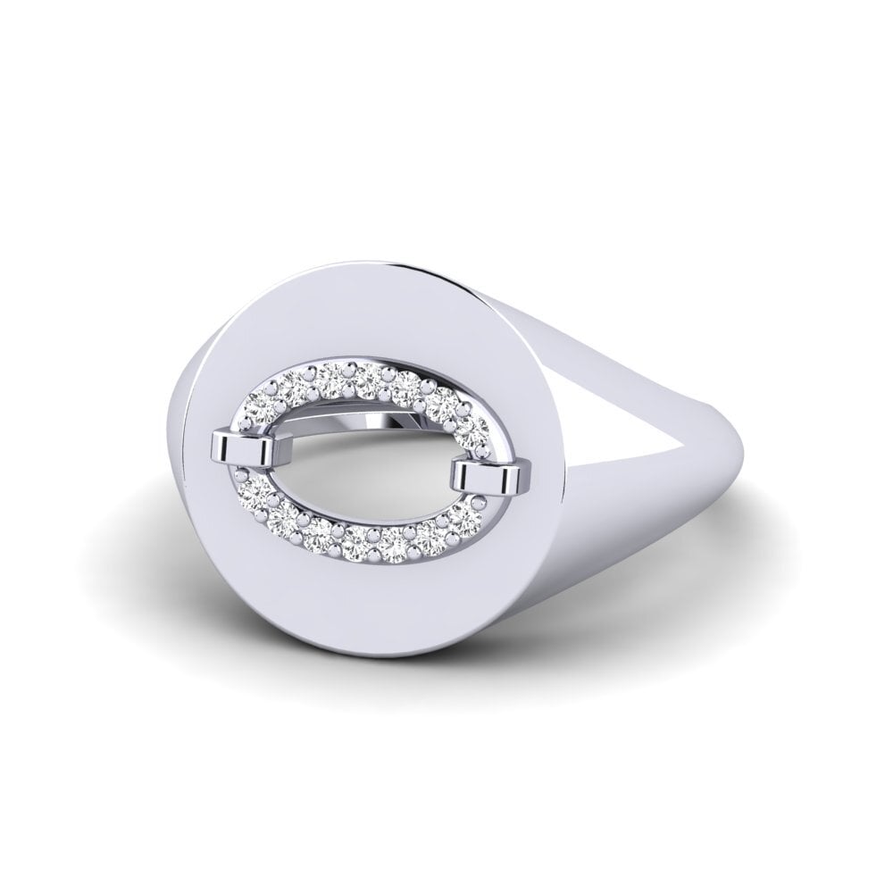 950 Palladium Ring Ulybka