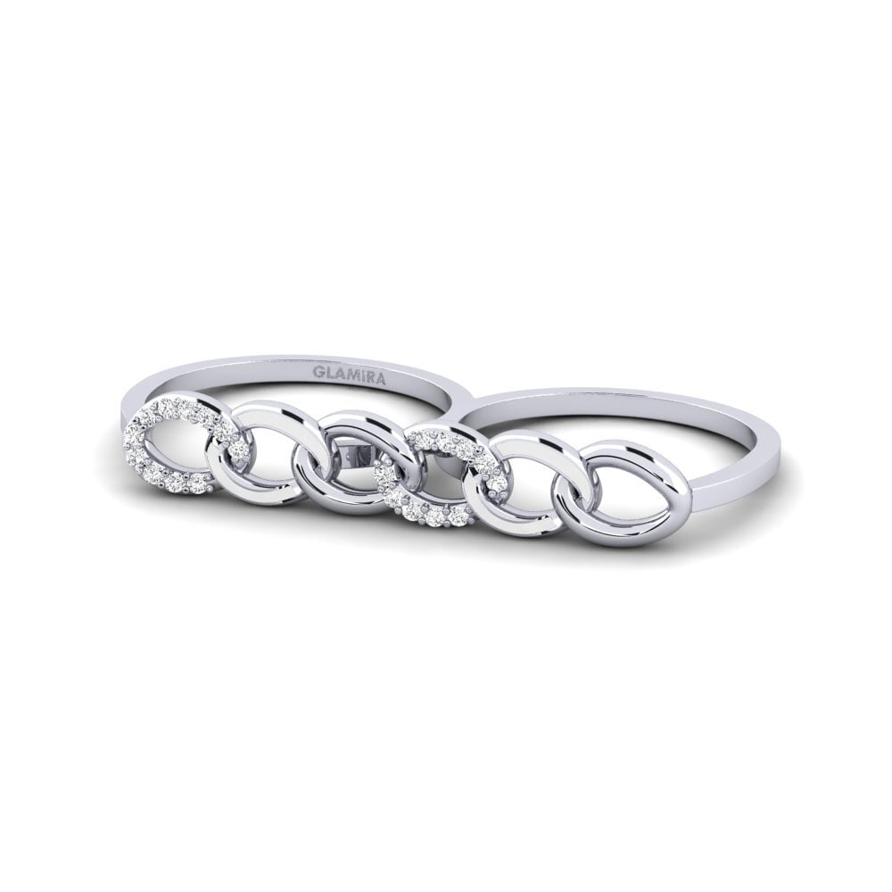 950 Palladium Ring Zakuya