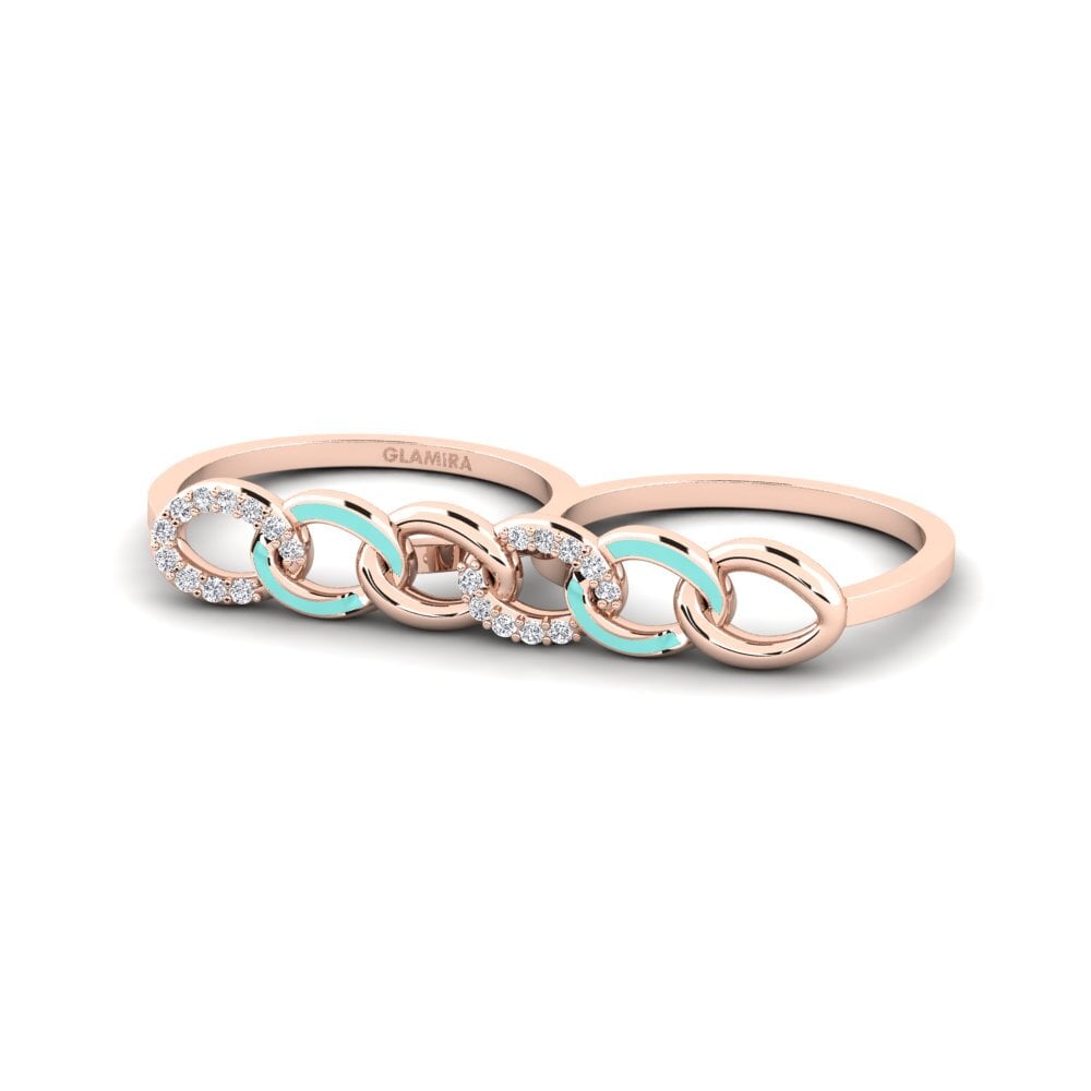 Rotgold 750 Ring Zakuya