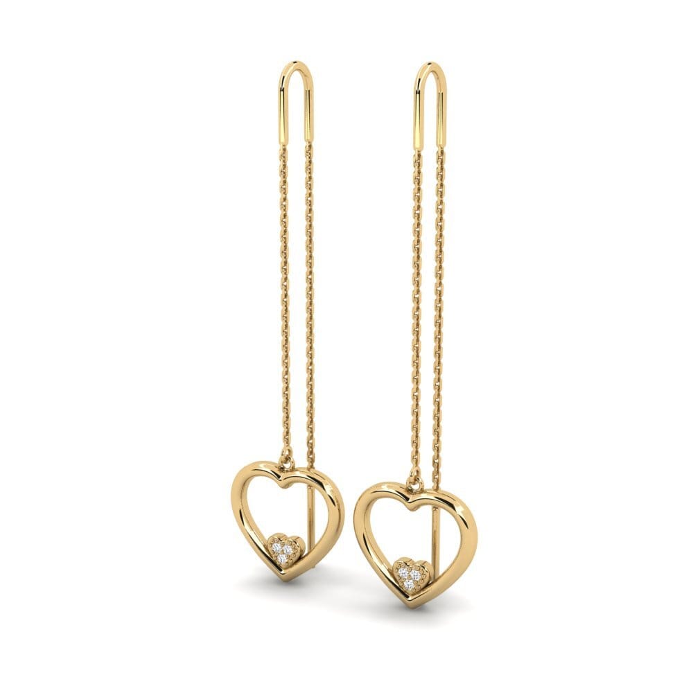 Moissanite Brincos Feminino Dihyc