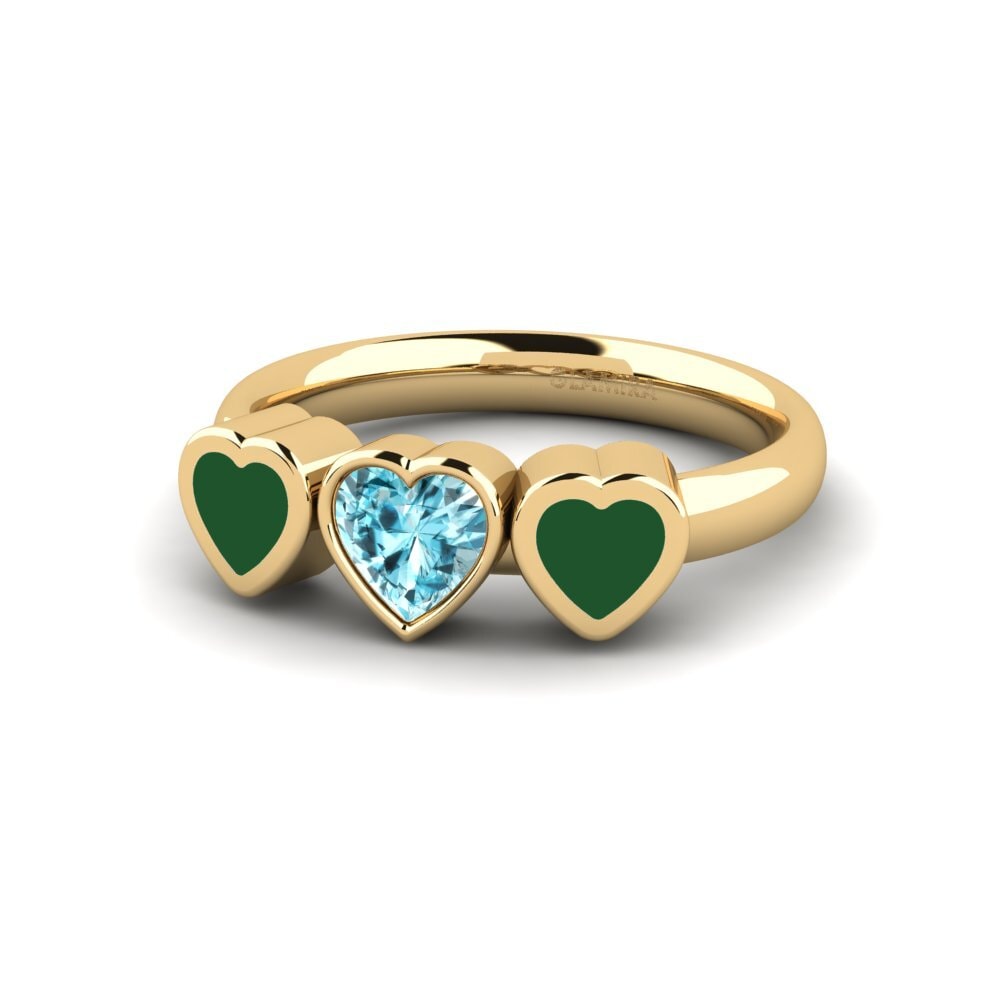 Blue Zircon Ring Esskop