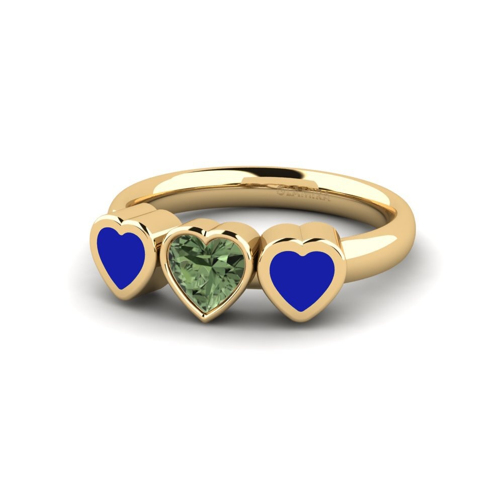 Grüner Saphir Ring Esskop
