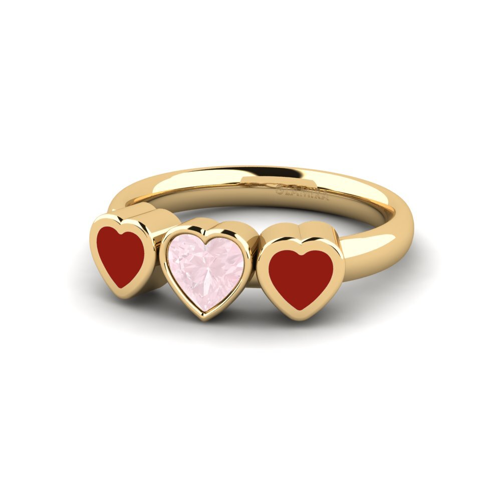 Rosenquarz Ring Esskop