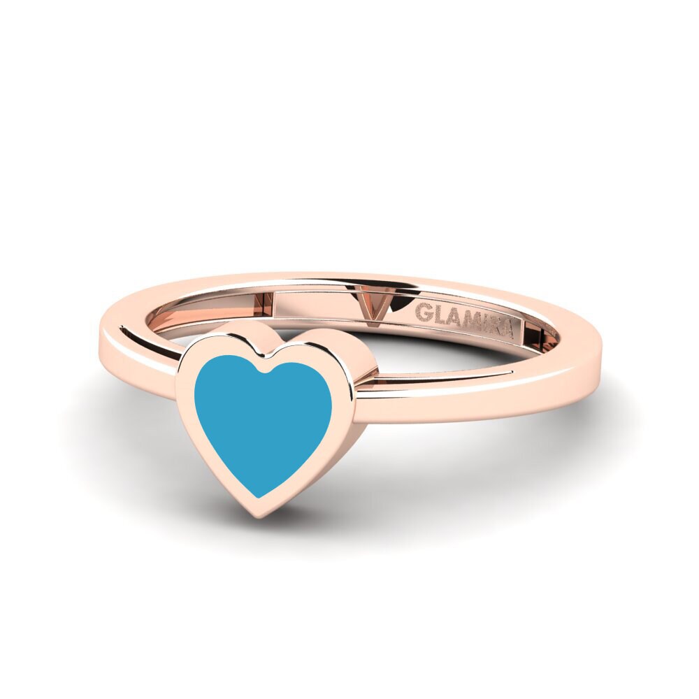 Rotgold 585 Pinker Ring Warih