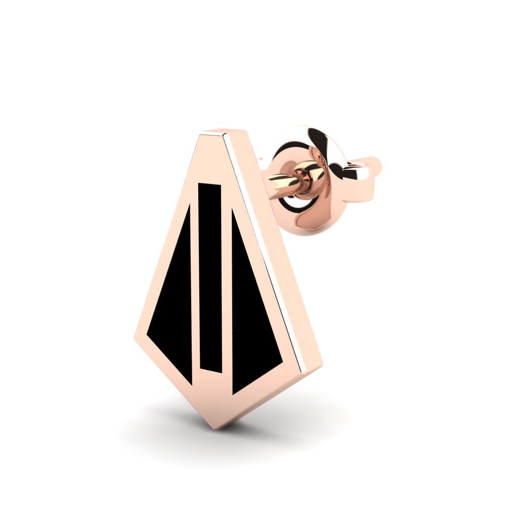 18ct Rose Gold Men's Earring Adminap
