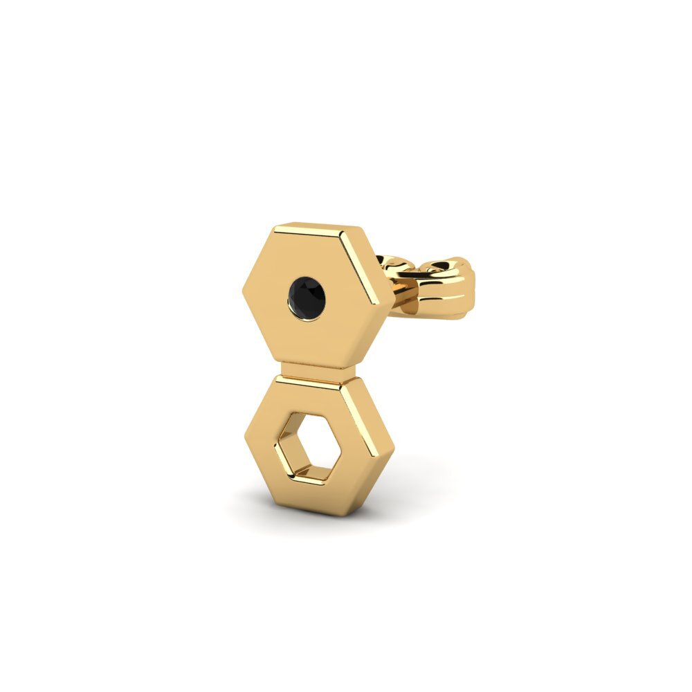 Black Diamond Men's Earring Fabledes