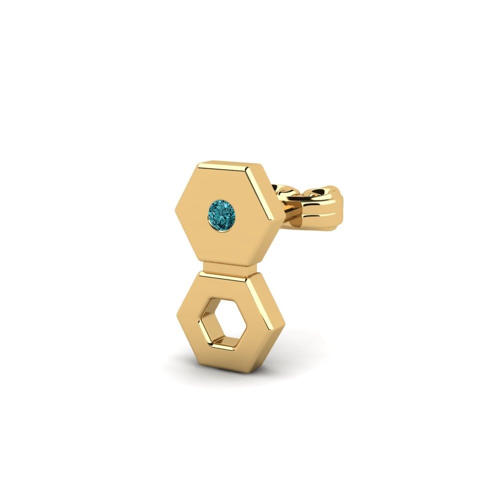 Blue Diamond Men's Earring Fabledes