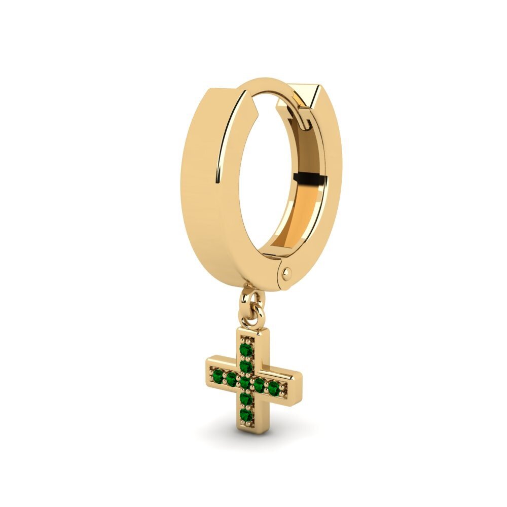 Circonita Verde Pendiente para hombre Misrate