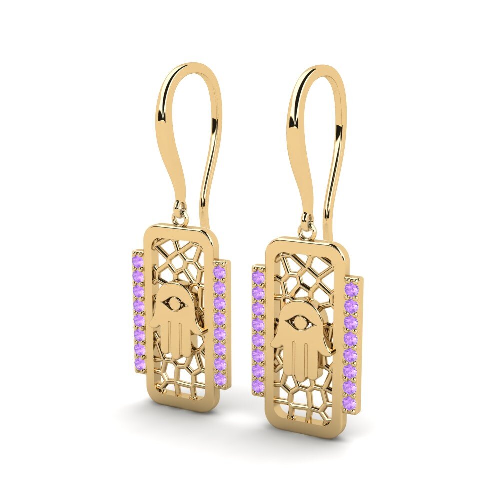 Amethyst Earring Nized