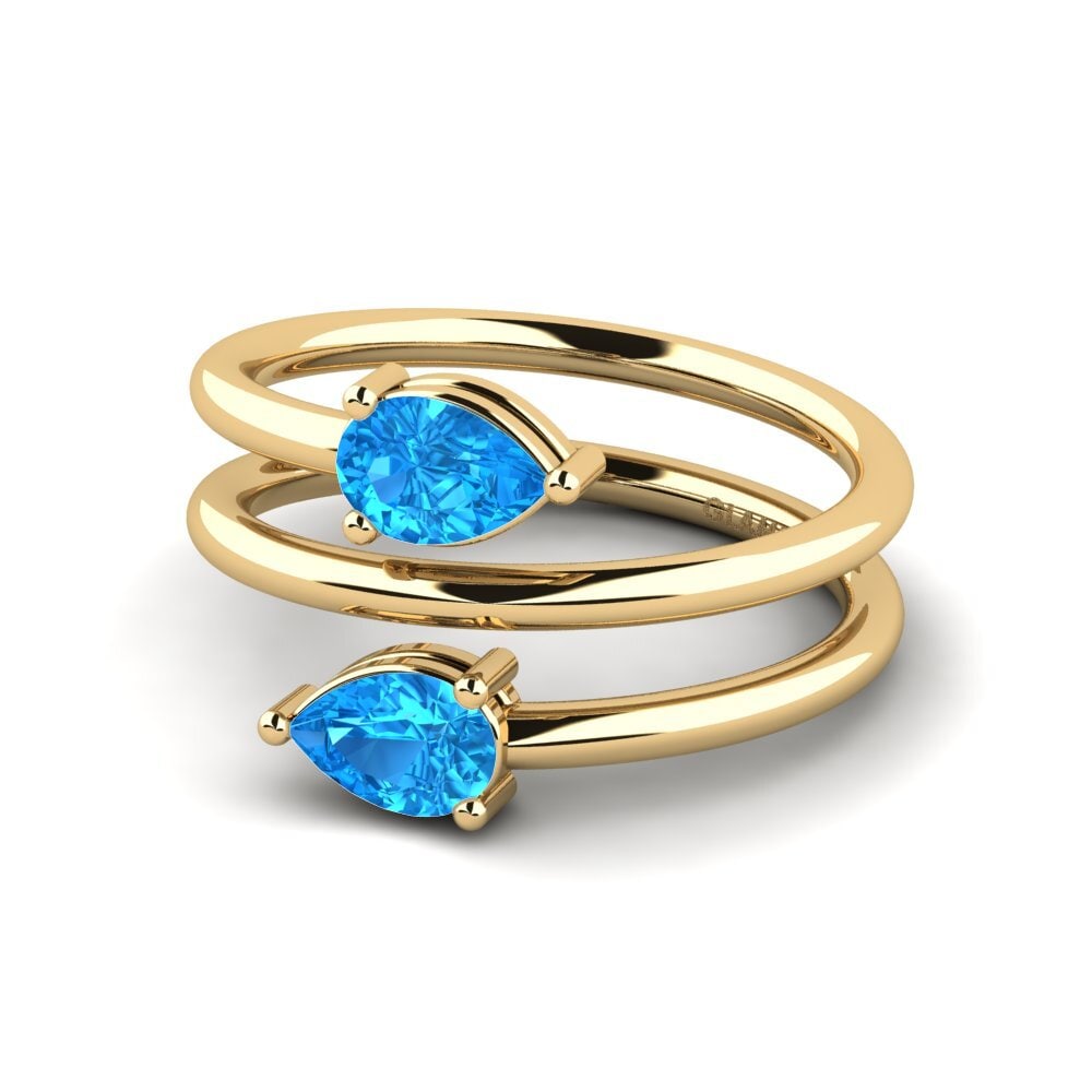 Blue Topaz Ring Omme
