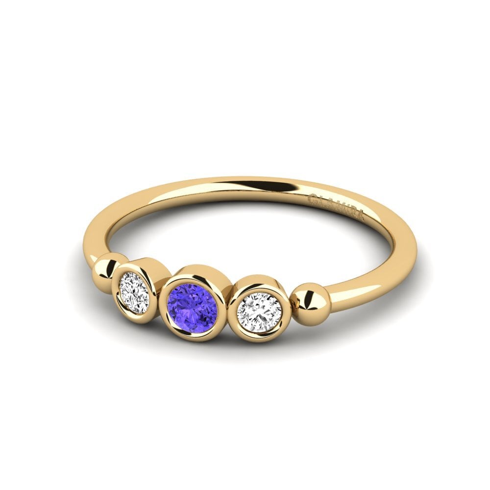 Tanzanita Anillo apilable Reppelle