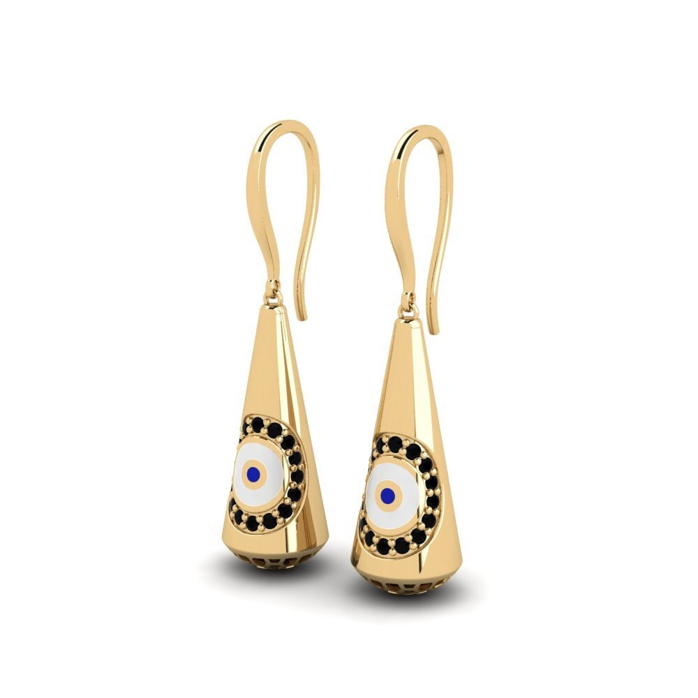 Black Sapphire Women's Earring Sharit