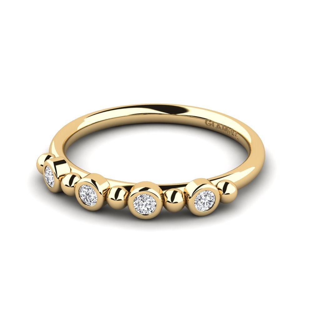 Labor-gezüchteter Diamant Stapelbarer Ring Usitt