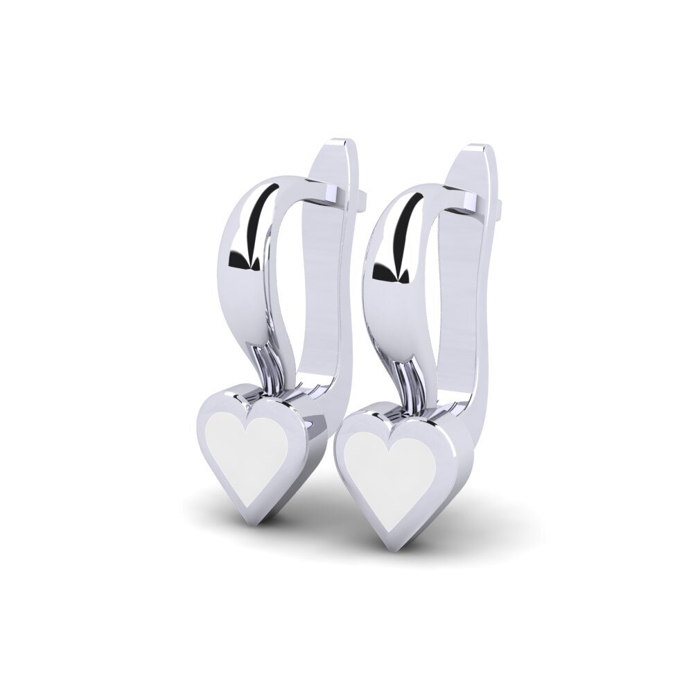 950 Platinum Kid's Earring Bloemen