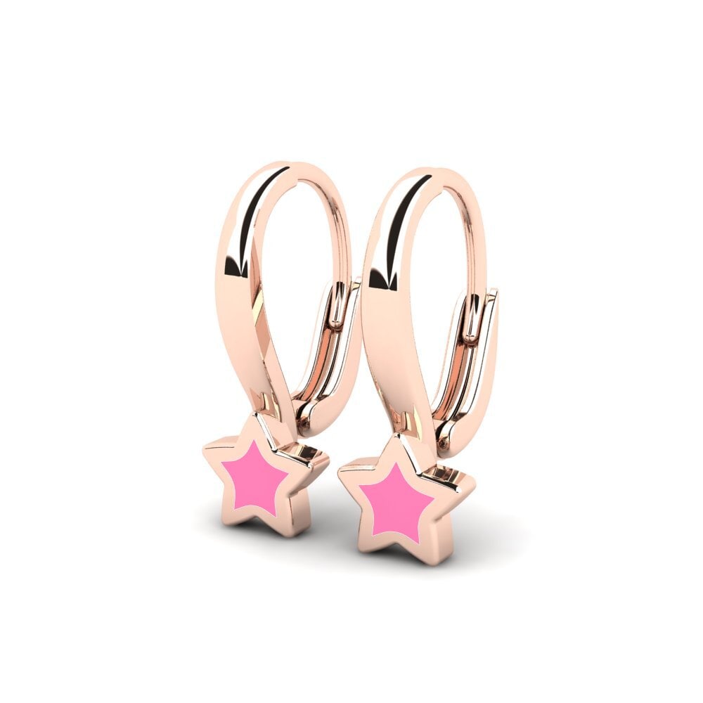 18ct Rose Gold Kid's Earring Consistency