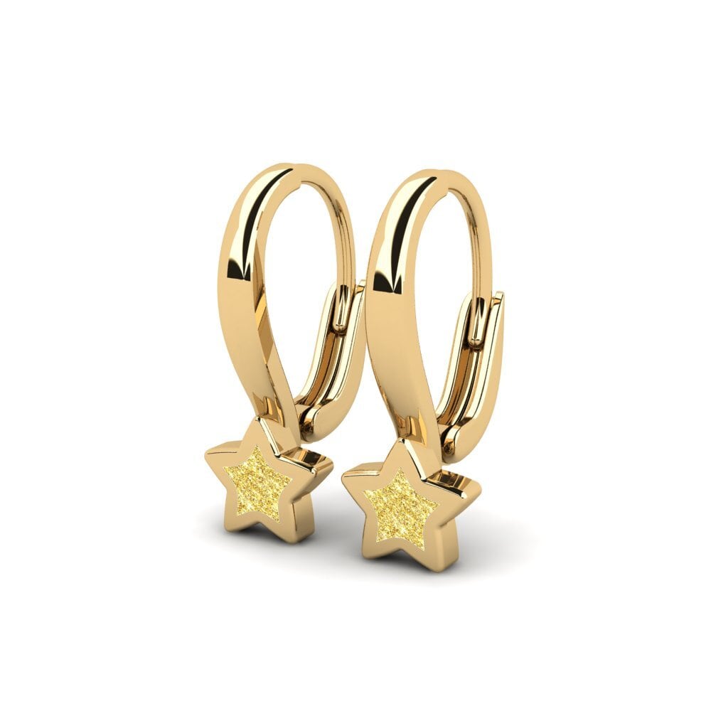 14k Oro Amarillo Pendiente para Niño Consistency