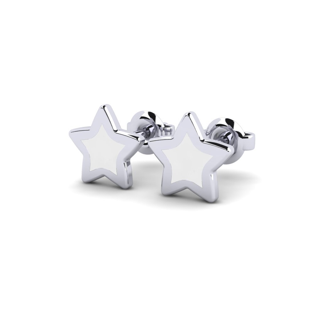 950 Platinum Kid's Earring Constitutive