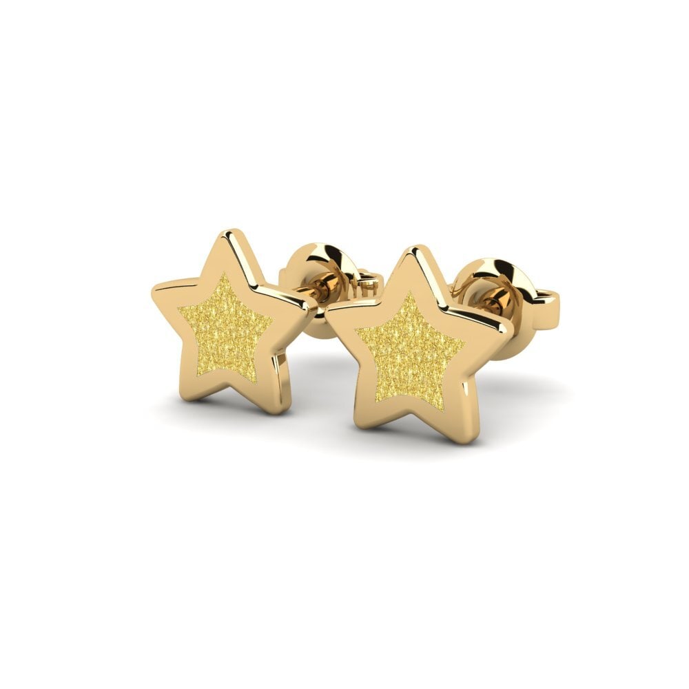 14k Oro Amarillo Pendiente para Niño Constitutive