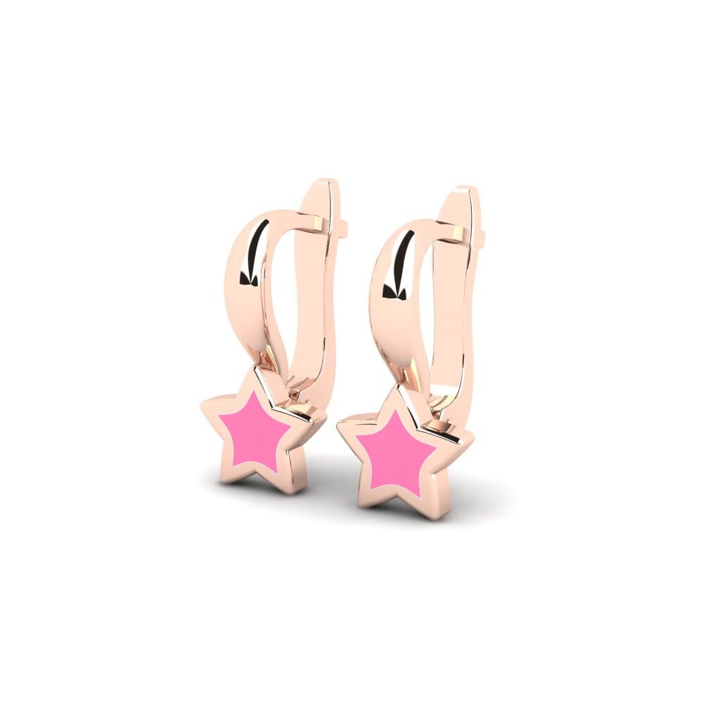 18ct Rose Gold Kid's Earring Distribute