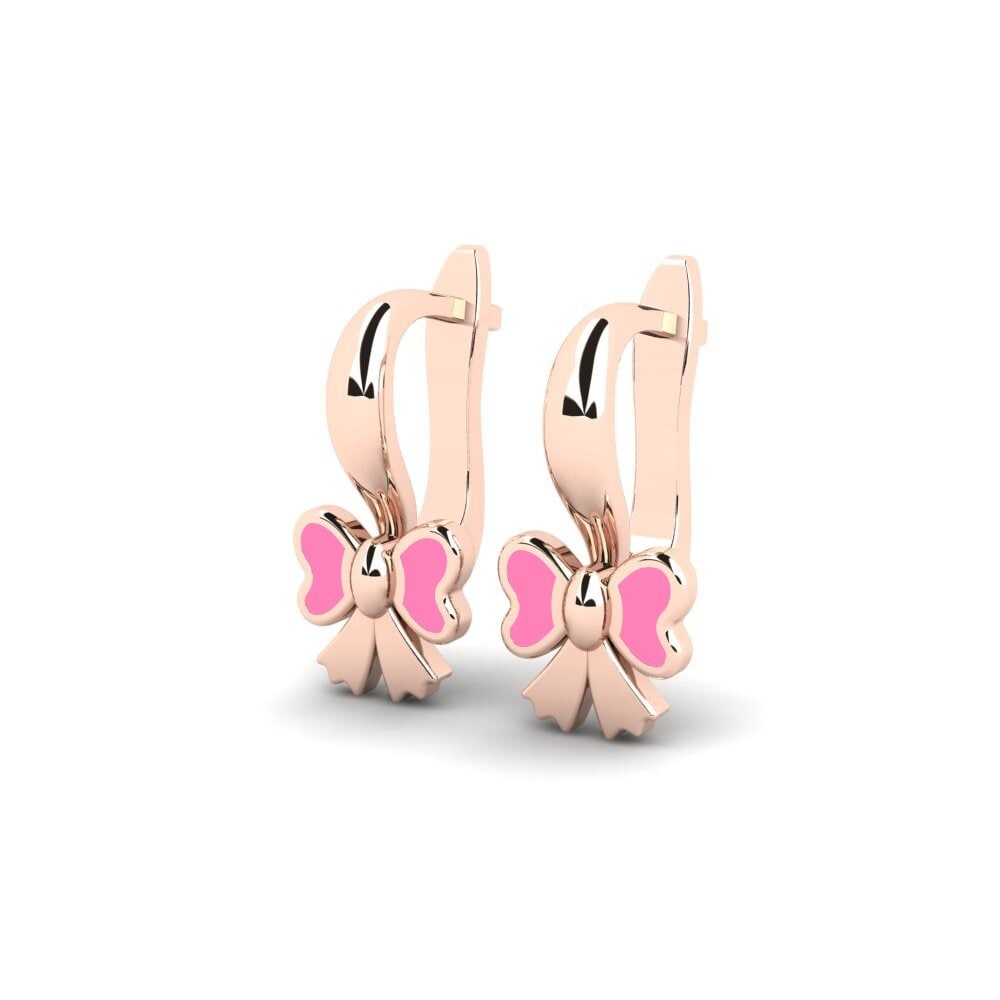 18ct Rose Gold Kid's Earring Distributive
