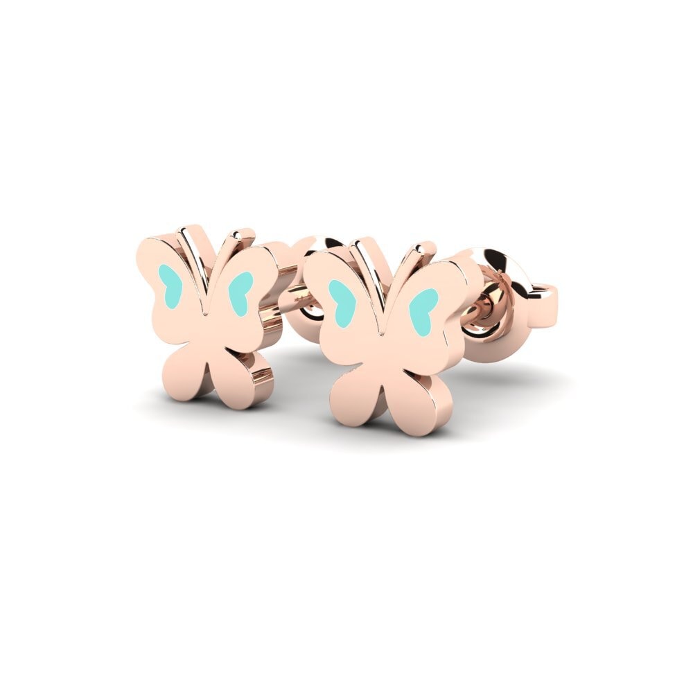 9k Oro Rosa Pendiente para Niño Exporter