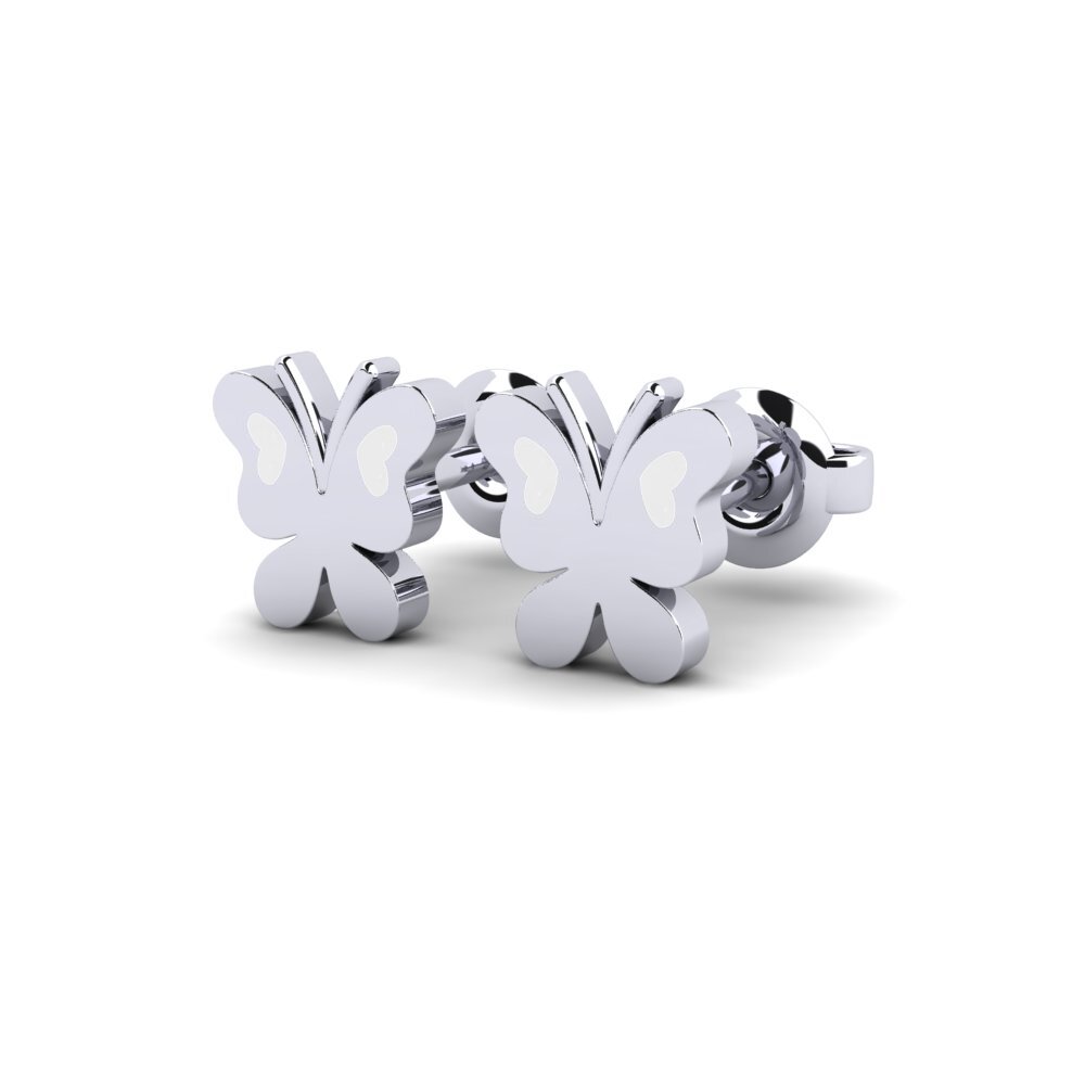 950 Platinum Kid's Earring Exporter