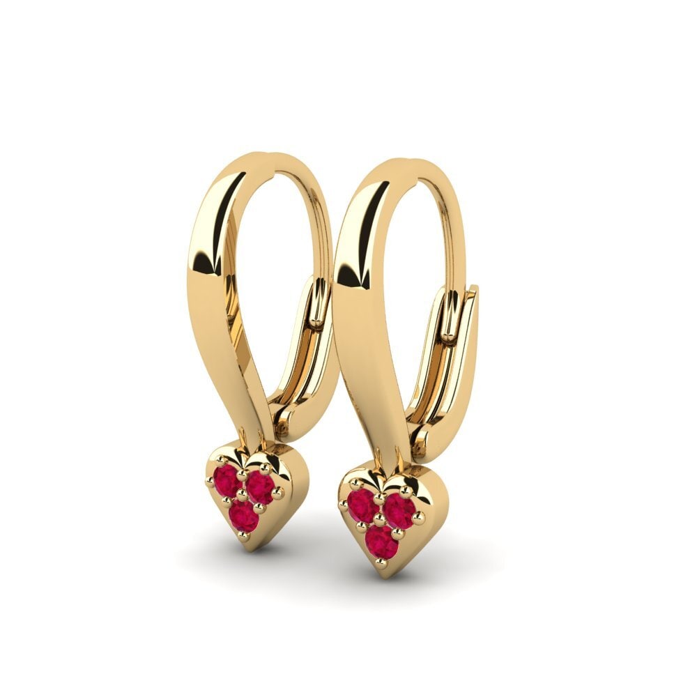 Ruby Kid's Earring Huahvi
