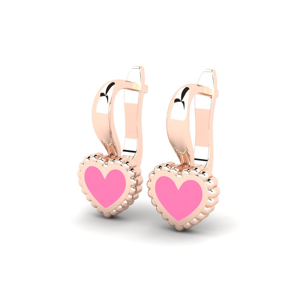 18ct Rose Gold Kid's Earring Identify
