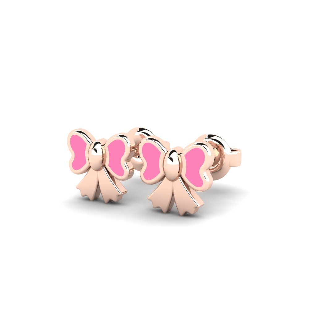 18ct Rose Gold Kid's Earring Income