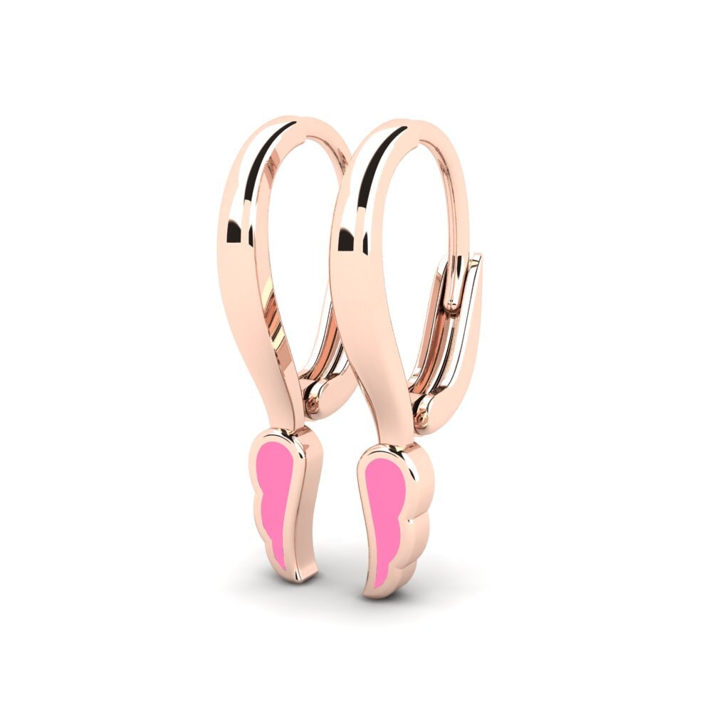 18ct Rose Gold Kid's Earring Kembang