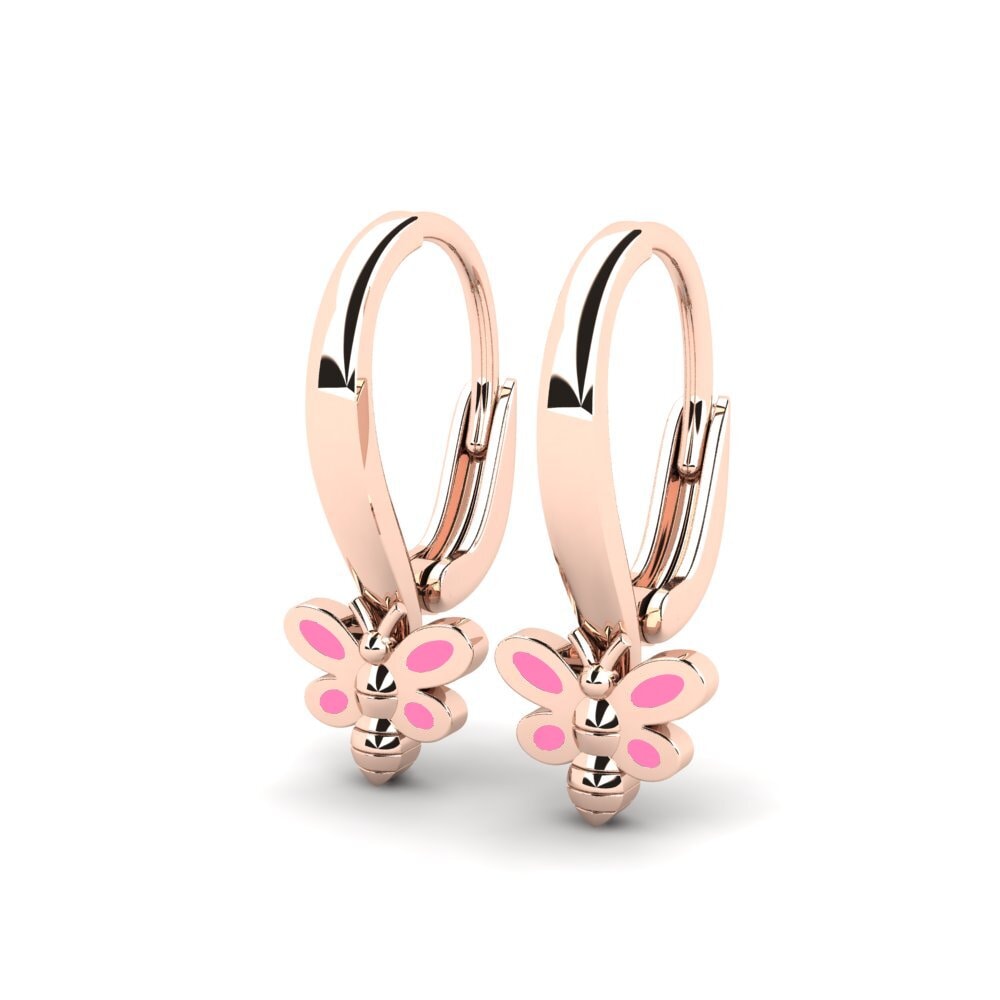 9k Oro Rosa Pendiente para Niño Conceptual
