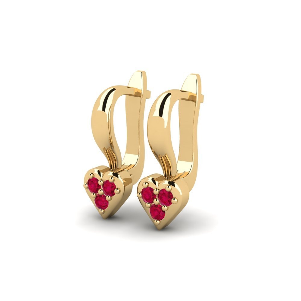 Ruby Kid's Earring Geles