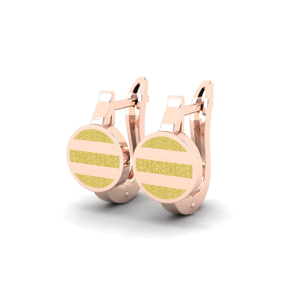 18k Oro Rosa Pendiente de mujer Gleoi Mother